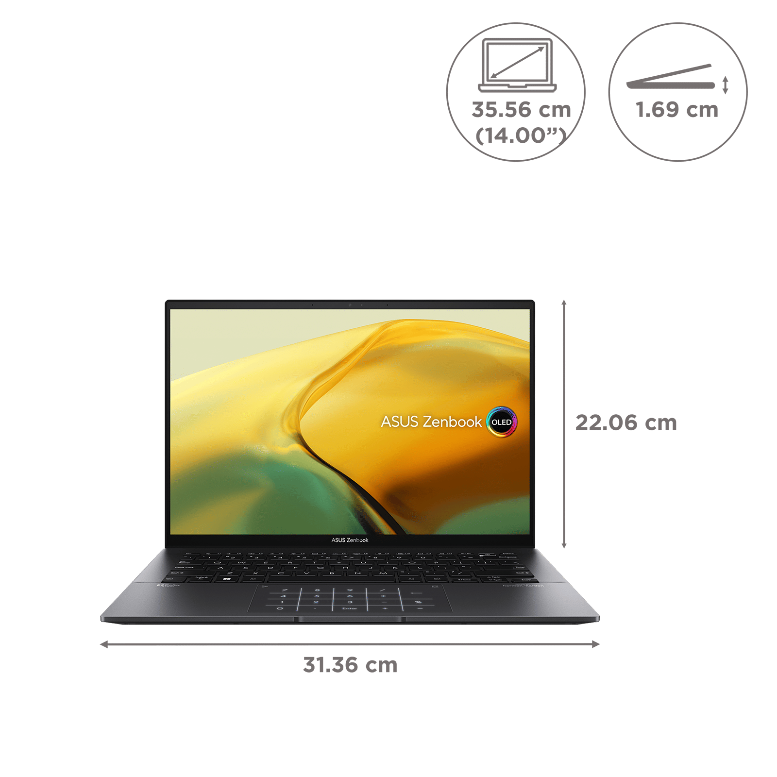Buy ASUS Zenbook AMD Ryzen 7 (14 inch, 16GB, 512GB, Windows 11